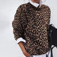 FallStil® - Wild Leopard Rundhalsausschnitt Top