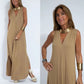 Lia - Grünes Maxikleid