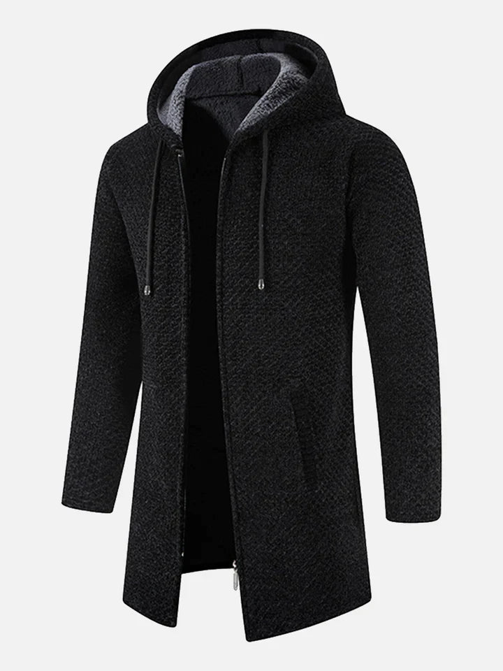 CHRIS - Langer Sweater mit Fleece