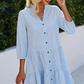 Andria™ | Kariertes Kleid mit V-Ausschnitt