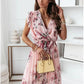 Clarissa - Minikleid mit Rüschenärmeln und Blumendruck