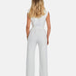 Modischer Jumpsuit mit Wickeldetail und weitem Bein