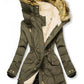 Nia - Gepolsterte Jacke mit warmem Plüschfutter