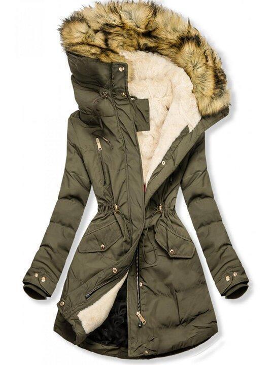 Nia - Gepolsterte Jacke mit warmem Plüschfutter
