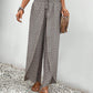 Hose mit weitem Bein und geometrischem Print
