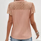 Roséfarbenes Spitzen Shirt - Sofia
