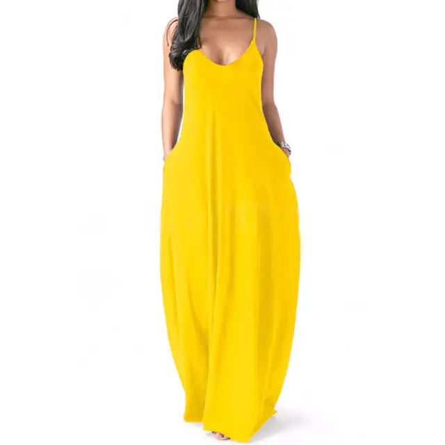 Lena - Elegantes Maxikleid in Cremeweiß