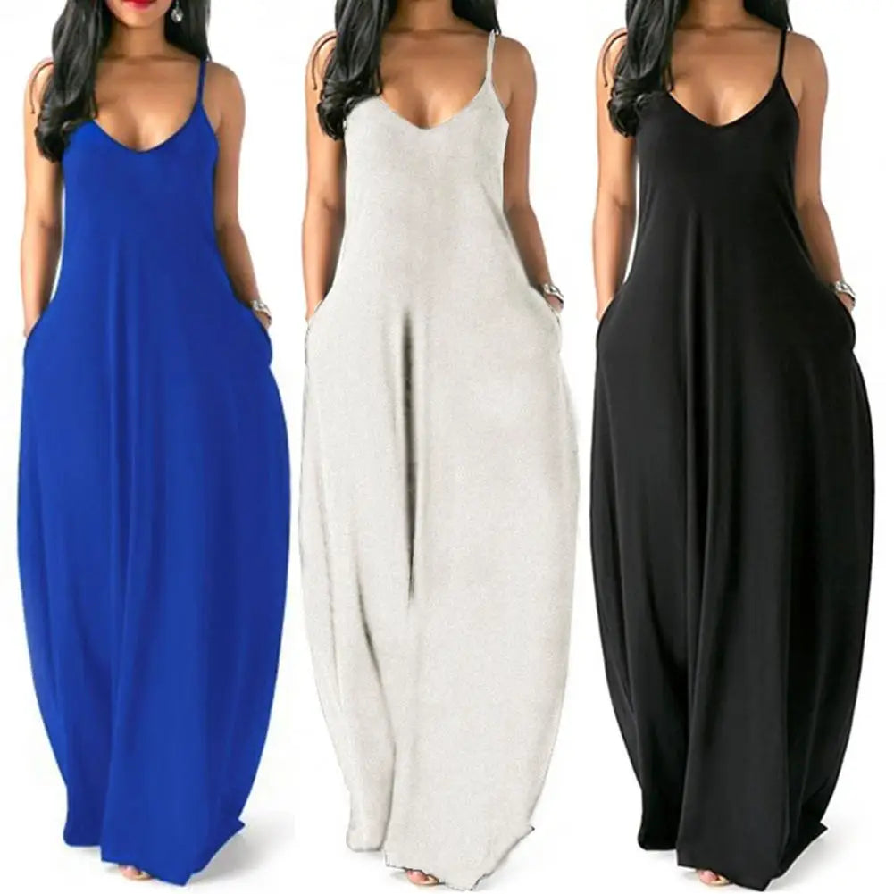 Lena - Elegantes Maxikleid in Cremeweiß