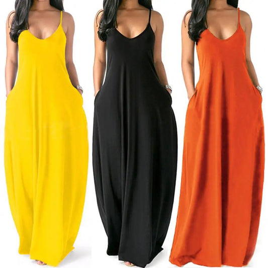 Lena - Elegantes Maxikleid in Cremeweiß