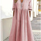 Bridget - Baumwoll-Leinen-Kleid