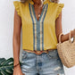 Khaki Ethno-Bluse - Lara
