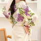 Pastell Blumenbluse Karina
