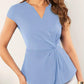 Himmelblaue Bluse - Lina