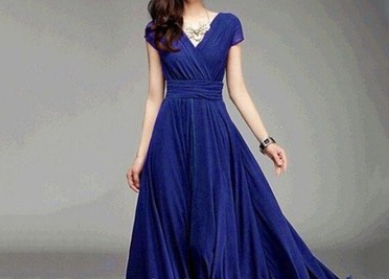 Isabella - Weißes V-Ausschnitt Kleid