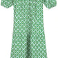 BioBlüte® Glamorous Soirée Bohemian Maxikleid mit V-Ausschnitt
