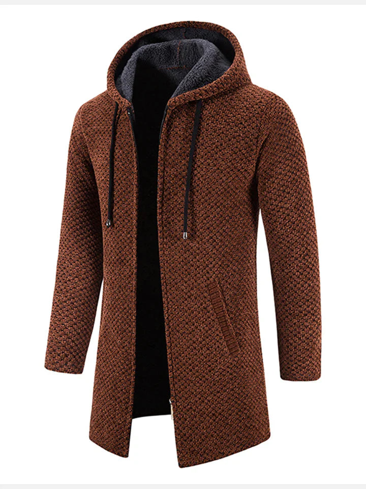 CHRIS - Langer Sweater mit Fleece