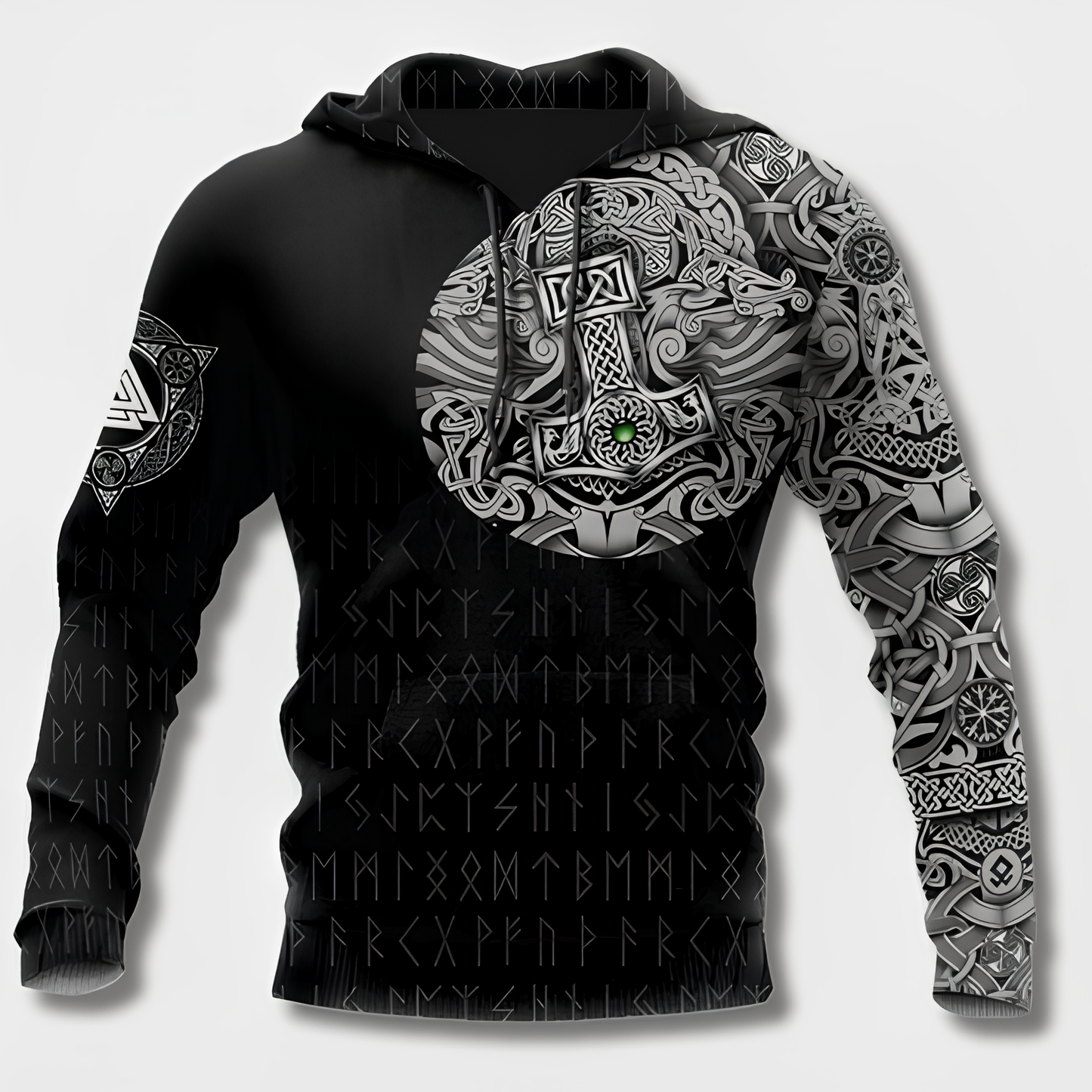 Warrior -  Wikinger-Kapuzenpulli