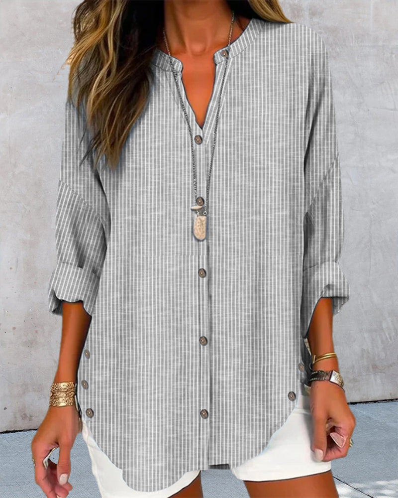 Gestreiftes Print-Top - Valerie