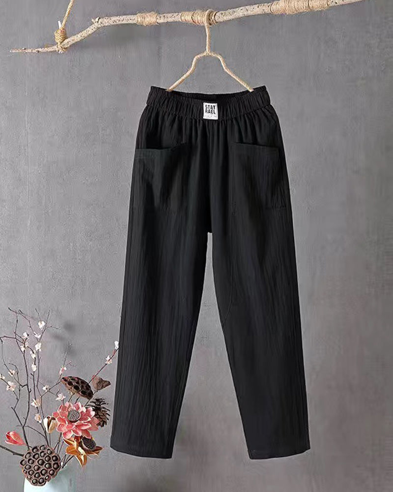 HARPER |LOCKER SITZENDE HOSEN