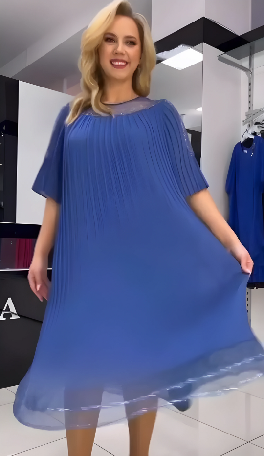 Schönes plissiertes Kleid - Nana