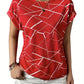 Schwarzes Grafik-T-Shirt - Nadia