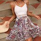 Gilda - Blumendruck-Kontrast-Cami-Kleid aus Spitze