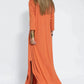 Alina - langes schlankmachendes kleid