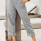 Stylische Leinenhose mit Krempelsaum - Komfort & Trend