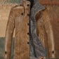 Tapio - Herrenjacke aus umweltfreundlichem Retro-Leder mit Stehkragen