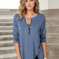 FallStil® - Einfarbiges langärmeliges Basic-Top