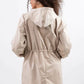 Clara - Schicke Weiße Regenjacke