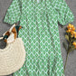 BioBlüte® Glamorous Soirée Bohemian Maxikleid mit V-Ausschnitt