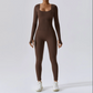 SleekSculpt®️ Langärmeliger Jumpsuit