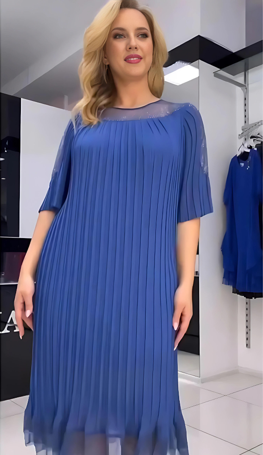 Schönes plissiertes Kleid - Nana