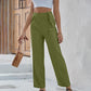 Kirsten - Unifarbene Hose mit hoher Taille