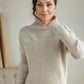PureWear® - Chevron Langarmpullover mit hohem Halsausschnitt