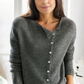 StrickSinn® - Einfacher einfarbiger Pullover mit langen Ärmeln