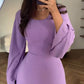 Hedy - Modisches Strickkleid