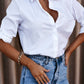 Jessica – lässige bluse mit v-ausschnitt für den frühling