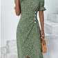 SpringStil® - Minikleid Damen - Sommerkleid - Elegant/Modisch - Frühling/Sommer - Grün - Babara-Mode