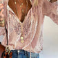 CLARA - Exklusive Bluse mit Spitzenverzierungen