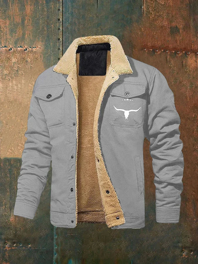 Andrew - Retro Herrenjacke für warme Wintertage