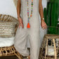 Luftiger Jumpsuit mit Raffdetail