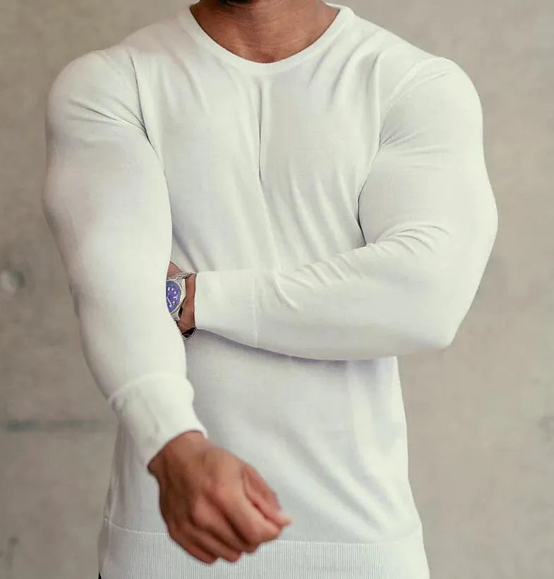 Terry - Stylisches Longsleeve Oberteil Slim Fit