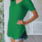 Schwarzes Basic-T-Shirt - Ava
