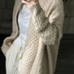 Monci® - Bequeme einfarbige Strickjacke mit langen Ärmeln