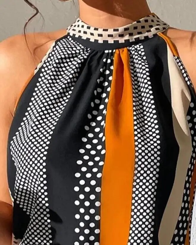 Stylisches Polka dot Top - Marossi
