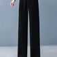 Freesia - Unifarbene gerade Hose mit weitem Bein