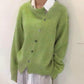 LOLO - Couture Jacke aus kuschligem Material  mit verspielter Knopfleiste