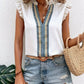 Khaki Ethno-Bluse - Lara